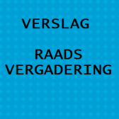 verslag raadsvergadering